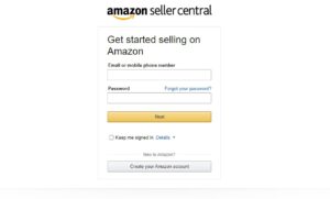 how to open an amazon seller account